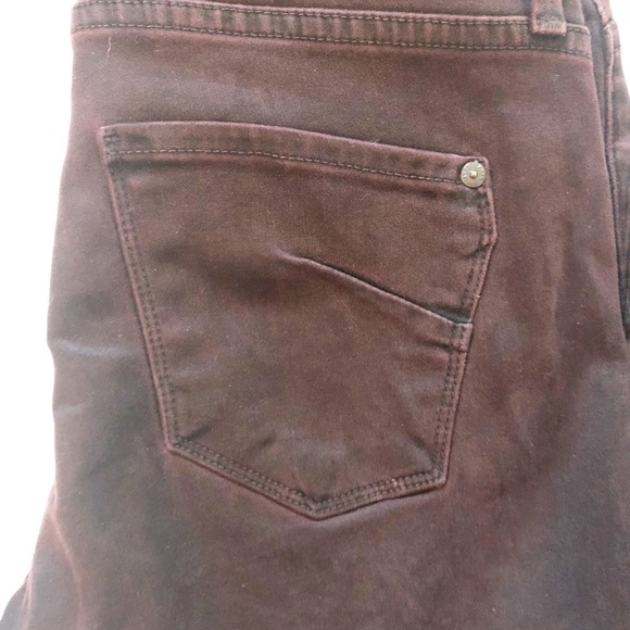 James Jeans Twiggy Sienna Burgundy Skinny Size 28 - Picture 6 of 9